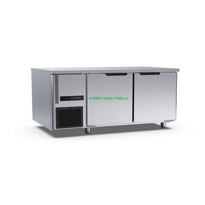 1500mm 2 refrigerador da tabela de trabalho do congelador de explosão 460l do tampo da mesa da porta