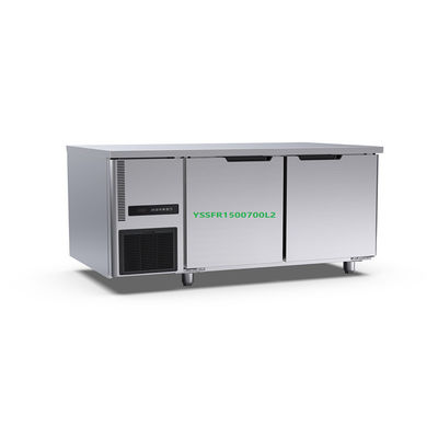 Congelador mais frio 1500×700×800mm do tampo da mesa da cozinha 360l do hotel 2 da tabela comercial da porta