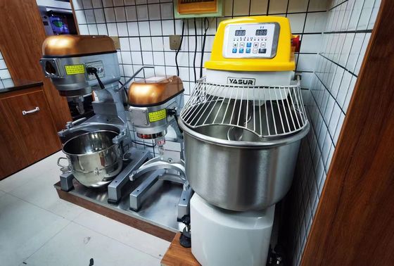 55 controle de velocidade dupla 2.2kw Digitas de misturador de massa da espiral da libra para a pastelaria e a pizza do pão