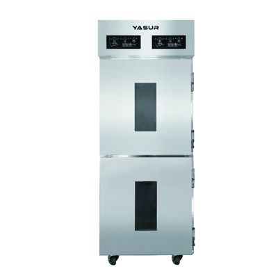 Retardador duplo Proofer Yasur da massa do armário 36 bandejas Alcance-no tipo bandejas 4kw de 40X60 Cm