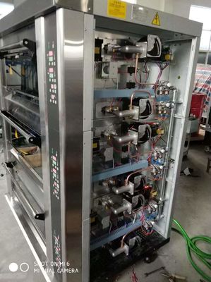 Forno modular 40X60cm da plataforma da padaria 3 pedra de Tray Gas Oven With Steam da plataforma 9 para o cozimento da pizza