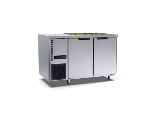 Congelador ereto comercial 1800×700×800mm de 3 portas de aço inoxidável para o hotel da padaria