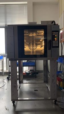 Bandejas convencionais de Oven Five E.U. do gás do ar quente de Yasur 18&quot;” pão do croissant X26 e forno dinamarqueses 9.5Kw da pastelaria, com vapor