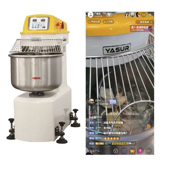 180 libras de motor gêmeo espiral espiral da amassadeira de massa da velocidade dupla de misturador de massa 4.5kw