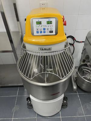 Máquina de massa espiral de aço inoxidável da velocidade dupla de misturador de massa de uma espiral de 110 libras