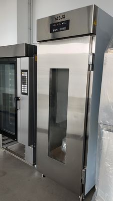 Yasur 36 bandejas alcança no tipo armário das bandejas 220V 2KW do armário 40x60cm do retardador do pão único