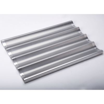 O naco do NSF 5 do Foodservice vitrificou o Baguette de alumínio que coze Tray French Bread Pan
