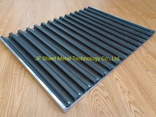 14 bandeja do pão francês de Moldes PARA Pan Frances Aluminum Baguette Baking Tray