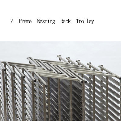 Assentamento de aço inoxidável Oven Rack Baking Tray Trolley do NSF do Foodservice
