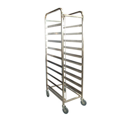 NSF Oven Tray Rack Bakery Baking Trolley de aço inoxidável do Foodservice