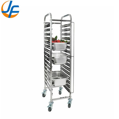 Rolo no cozimento de aço inoxidável Tray Trolley Bun Pan Rack - bandeja 20