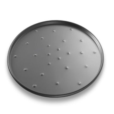 9&quot; bandeja de cozimento de alumínio perfurada de Tray Anodized Round Perforated Pizza