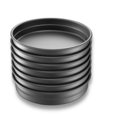 9&quot; bandeja de cozimento de alumínio perfurada de Tray Anodized Round Perforated Pizza