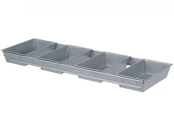 Anúncio publicitário 9&quot; do NSF do Foodservice correia bandeja/4 do naco do Pullman 5-5/8 3-1/8-Inch pelo pão Pan Set