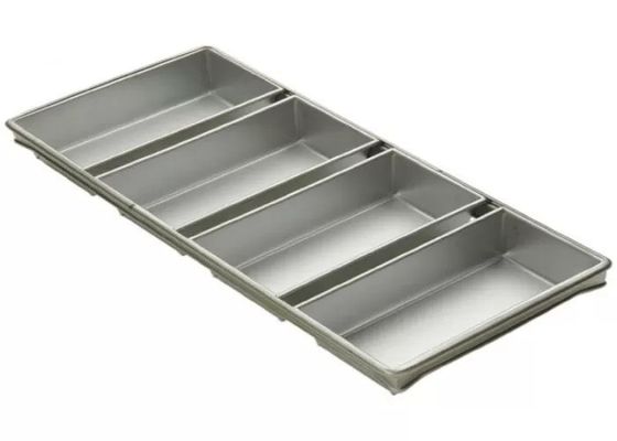 Anúncio publicitário 9&quot; do NSF do Foodservice correia bandeja/4 do naco do Pullman 5-5/8 3-1/8-Inch pelo pão Pan Set