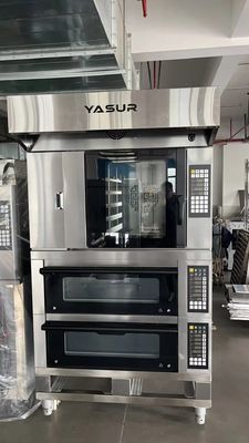 Plataforma 220V/380V do forno 3 da plataforma da padaria dos dominós de Pizza Hut para 6&quot; 9&quot; 12&quot; em volta das bandejas da pizza