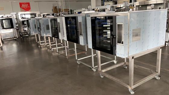 forno de Oven Danish Croissant Commercial Rotary do torrador da convecção 9.5kw