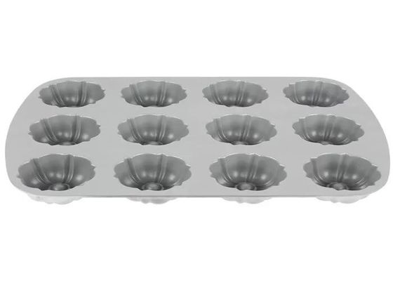 Do compartimento de alumínio do NSF de Pan For Foodservice do queque da vara de 12 moldes não categoria comercial de Bundtlette