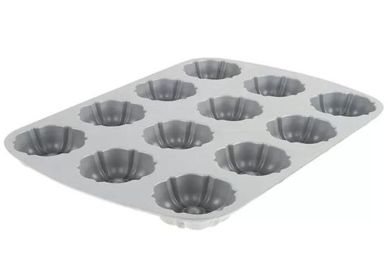 Do compartimento de alumínio do NSF de Pan For Foodservice do queque da vara de 12 moldes não categoria comercial de Bundtlette